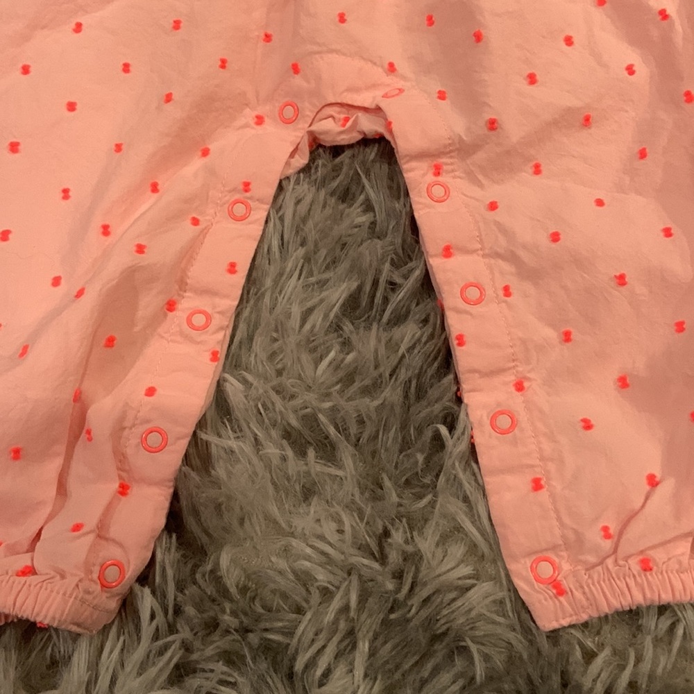 3/$15 baby girl Cat & Jack 6-9 month Romper One Piece Outfit - Picture 4 of 4